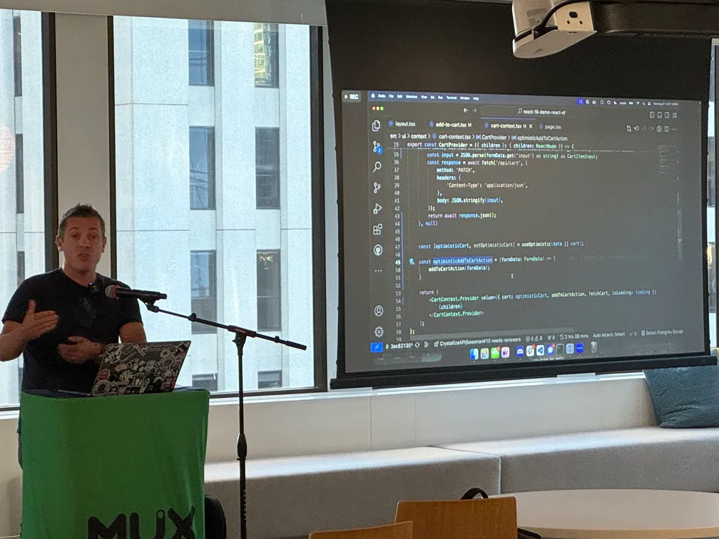 Implementing a shopping cart with React 19 1